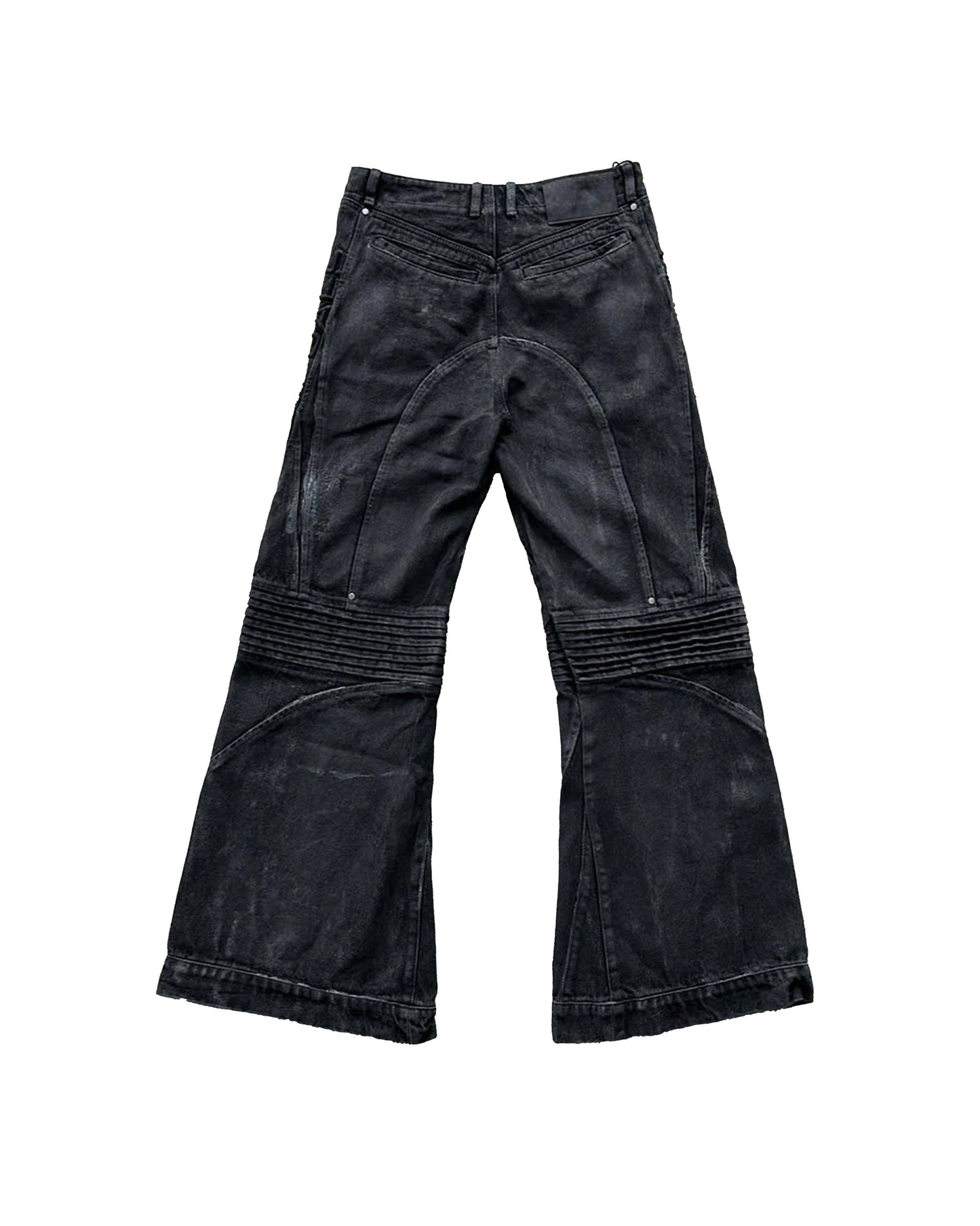 SILLICONE WAX LUSTER BIKER PANTS