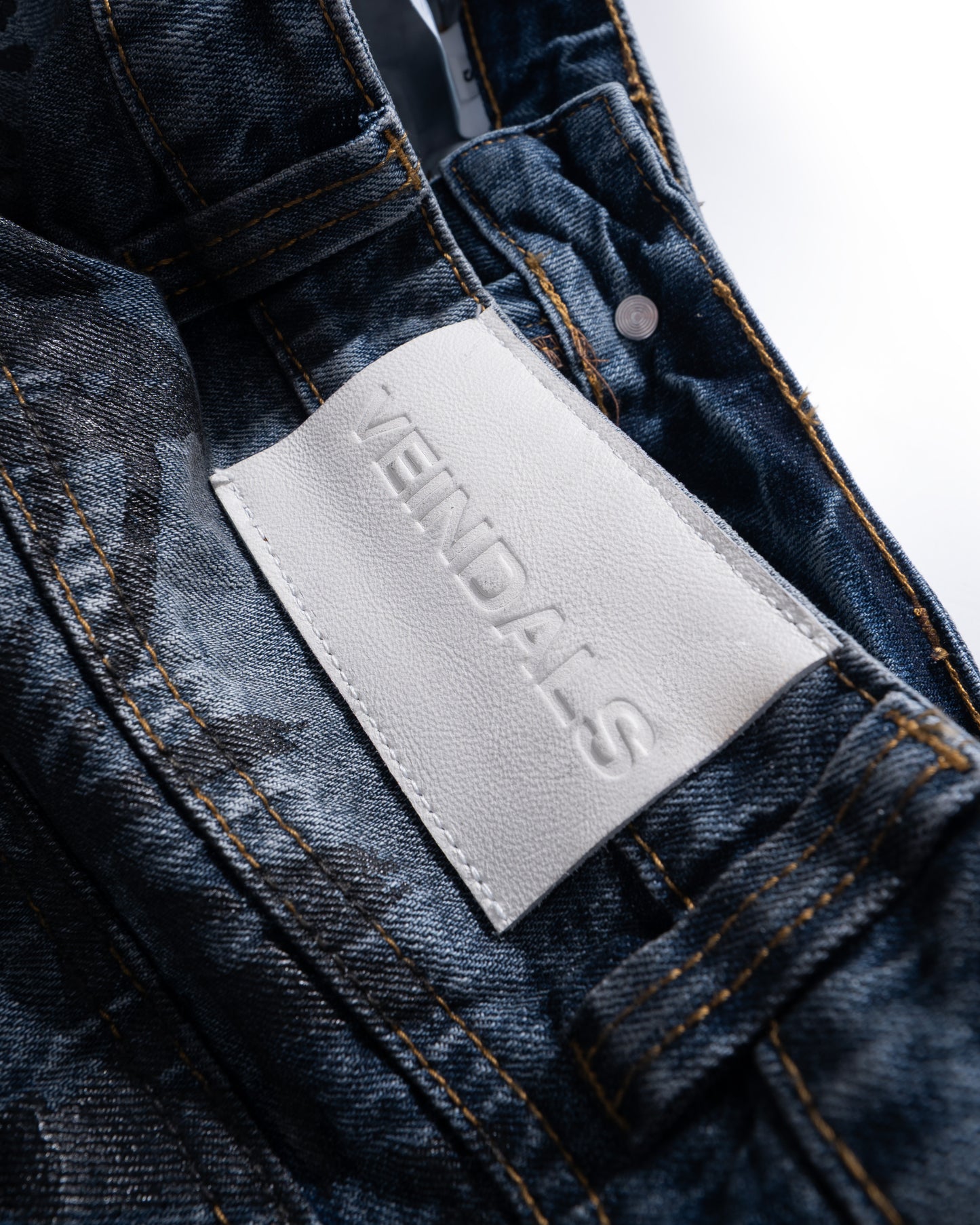 GRAFFITI DENIM PANTS