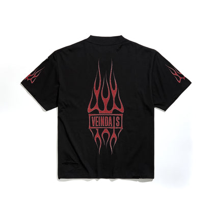 Flame destroy t-shirt